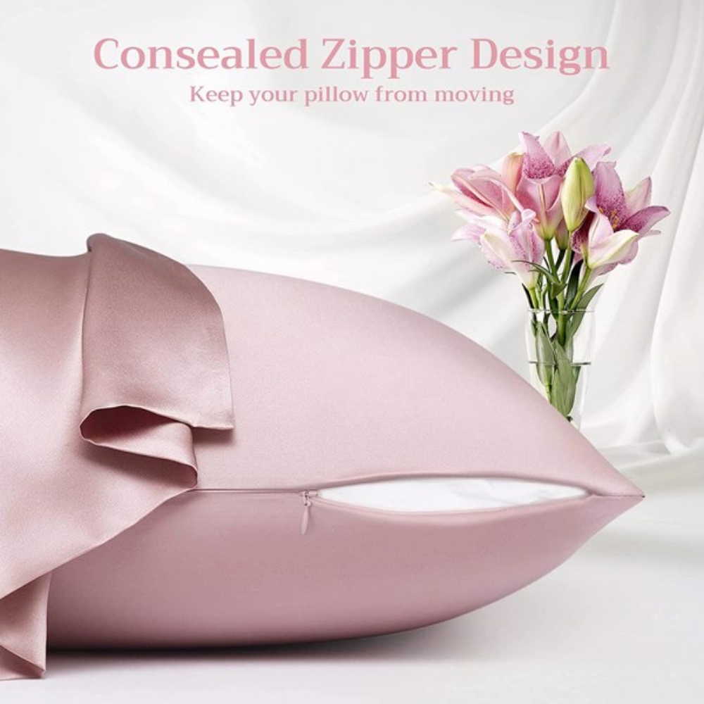Double sided silk online pillowcase
